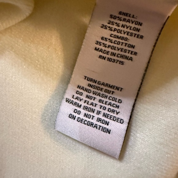 Nanette Lepore Ecru & Light Denim Cropped Jacket | Size M | - Picture 9 of 9